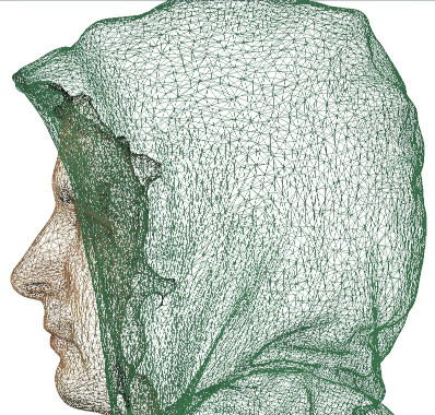 A mesh textured with our solution